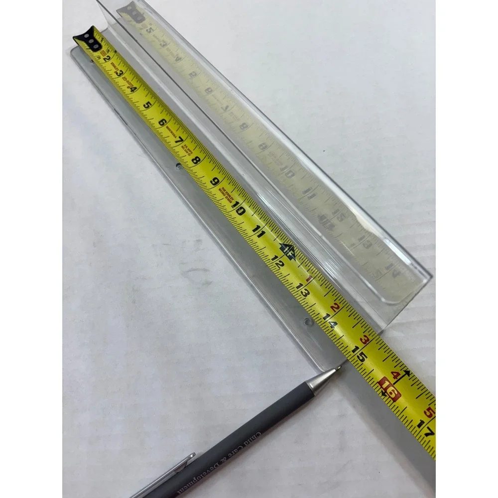 Floating Acrylic Wall Shelf‎ Home Decor 15in Clear EUC Single Shelf Clear